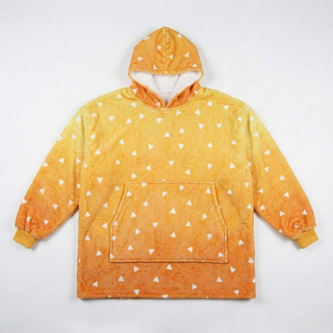 Zenitsu Fleece Oversized Hoodie