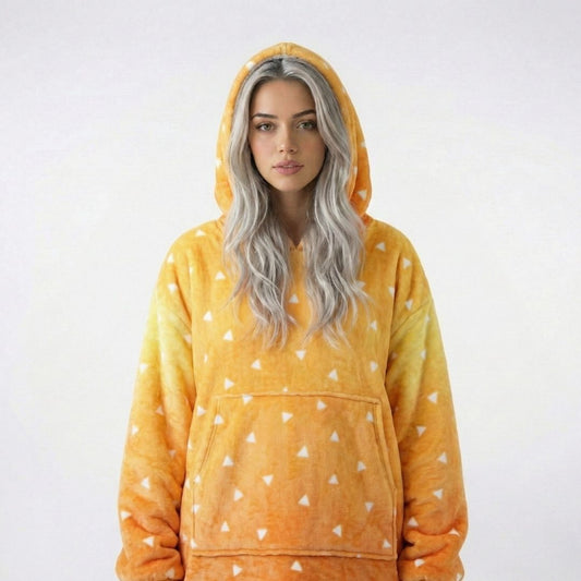 Zenitsu Fleece Oversized Hoodie