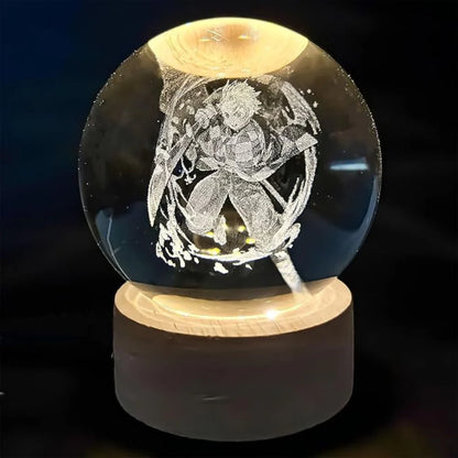 Tanjiro Crystal Lamp