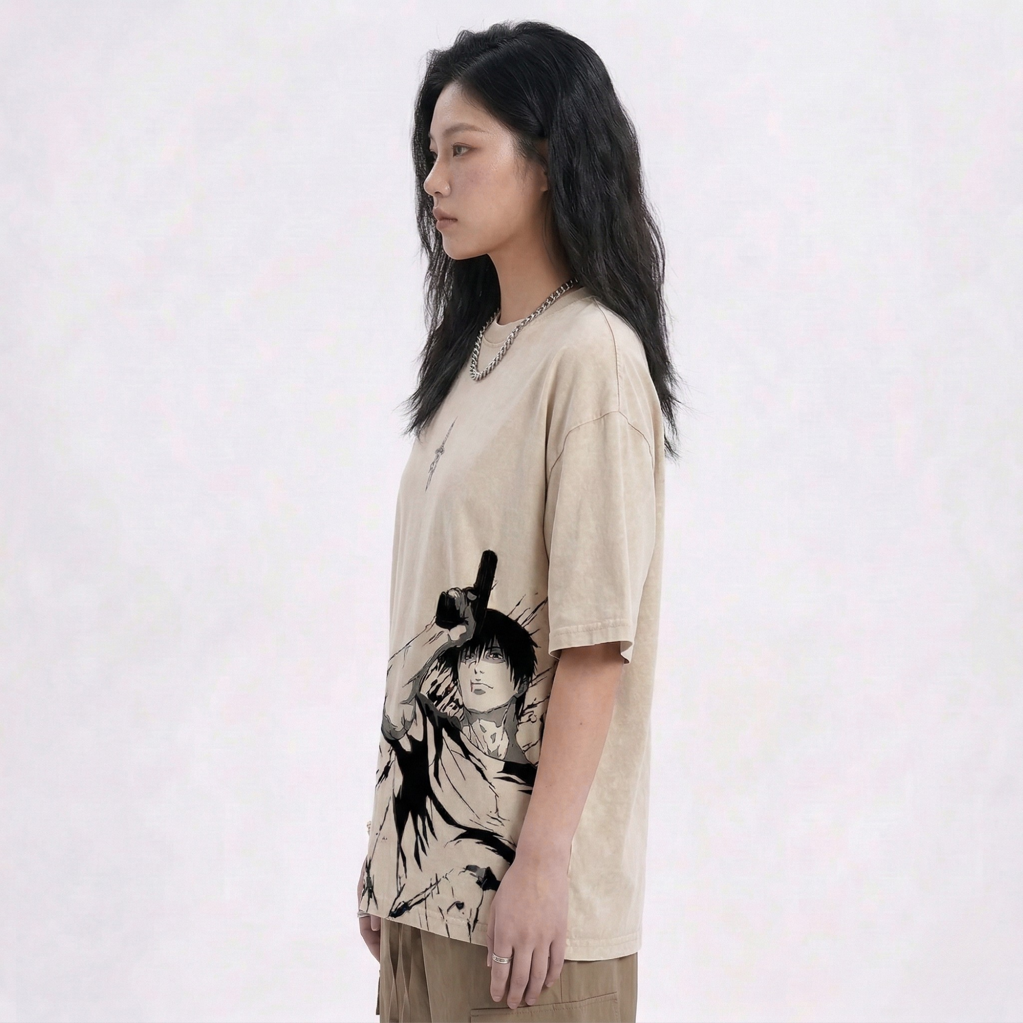 TOJI FUSHIGURO - RELAXED WASH T-SHIRT