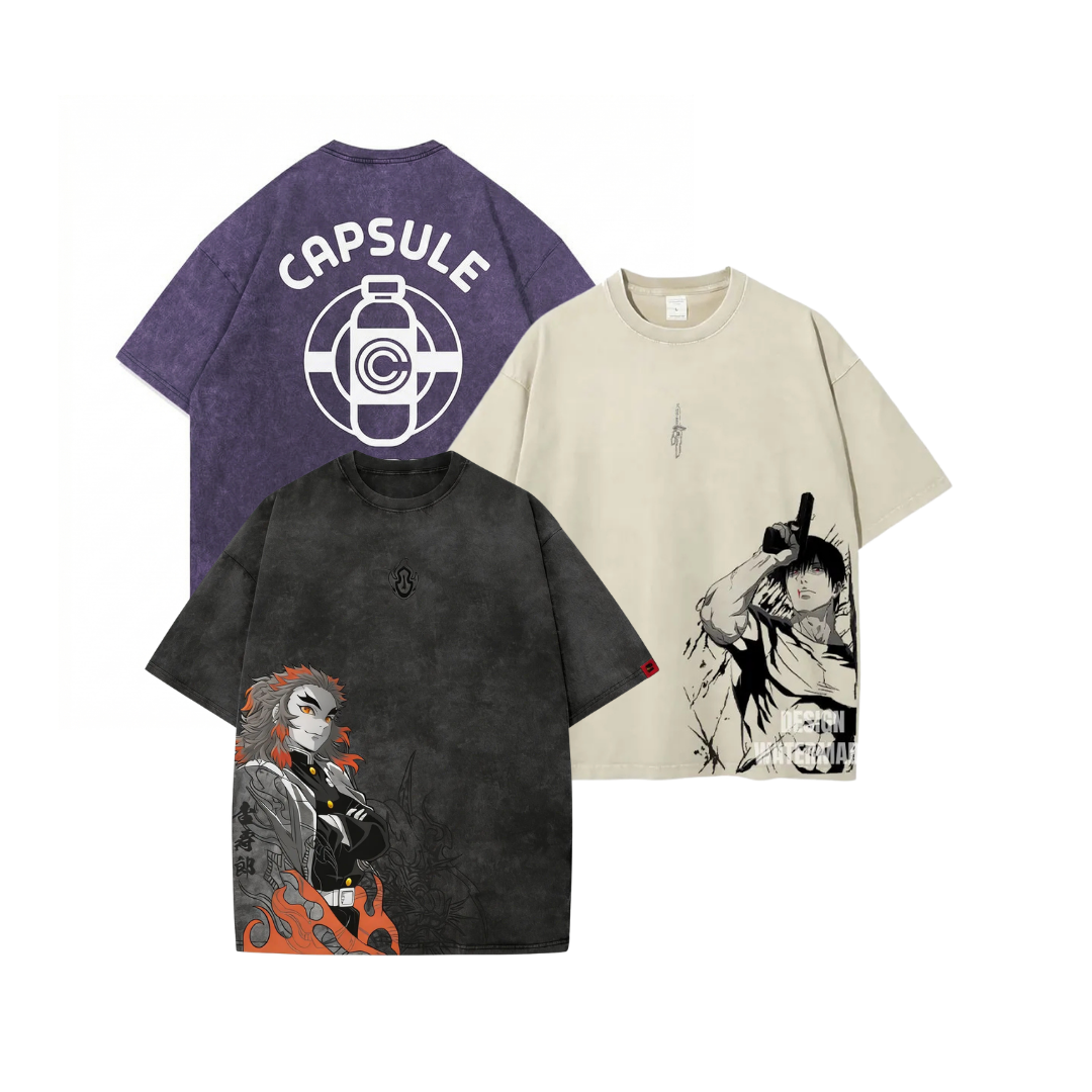 STAPLE 3-PACK – STONE WASH T-SHIRT