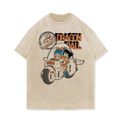 DRAGON BALL - STONE WASH T-SHIRT