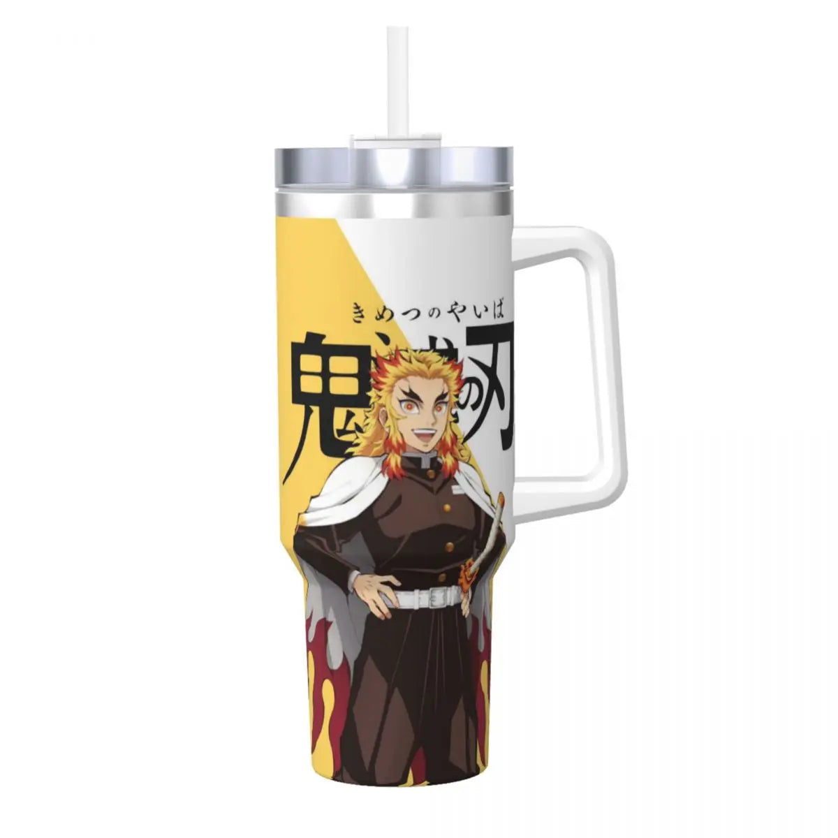 Demon Slayer 40 oz Tumbler with Handle and Straw