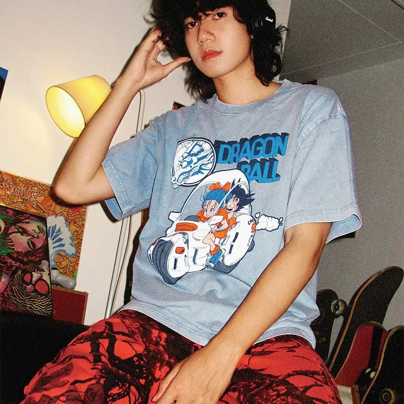 DRAGON BALL - STONE WASH T-SHIRT