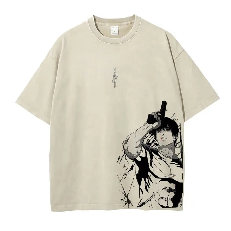 TOJI FUSHIGURO - RELAXED WASH T-SHIRT